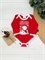 Боди детское Sofuto baby New year Red