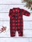Слип на кнопках Sofuto baby Red check Слип на кнопках Sofuto baby Red check