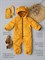 Комбинезон демисезонный Sofuto outwear V5 kids Mustard S2903