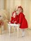 Платье детское с повязкой Merry Red S3139