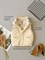 Жилет демисезонный Over Cream sovrjck002