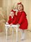 Платье детское с повязкой Merry Red - фото 28776