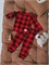 Пижама детская Button neck Red chek SPBNPJM049 Пижама детская Button neck Red chek SPBNPJM049