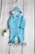 Комбинезон велюровый на кнопках Sofuto baby Blue (уценка) S2453Б