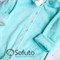 Комбинезон велюровый на кнопках Sofuto baby Mint (уценка) S2300Б