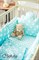 Простынь на резинке Sofuto Babyroom Stars and waves aqua 10209