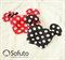 Подушка для новорожденного Sofuto Baby pillow Minnie black dots 10183