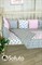 Одеяло стеганное Sofuto Babyroom Rose ashes patchwork 11497