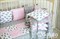 Одеяло стеганное Sofuto Babyroom Rose ashes patchwork 11497
