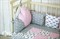 Комплект бортиков Sofuto Babyroom Rose ashes 11493