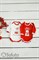 Боди детское Sofuto baby New year red with white 12189