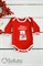 Боди детское Sofuto baby New year red with white 12189