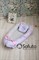 Кокон-гнездышко Sofuto Babynest Fialki 12315