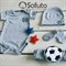 Комплект на выписку жаркое лето (5 предметов) Sofuto baby Football S2248