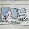 Комплект на выписку жаркое лето (5 предметов) Sofuto baby Football S2248