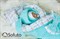 Комплект на выписку холодная зима (7 предметов) Sofuto baby Bunny mint S2287