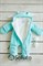 Комбинезон велюровый утеплённый на молнии Sofuto baby Bunny mint S2291