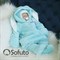 Комбинезон велюровый утеплённый на молнии Sofuto baby Bunny mint S2291