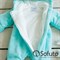 Комбинезон велюровый утеплённый на молнии Sofuto baby Osito S2292