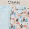 Комплект пеленок Sofuto Swaddler Owl laguna S2298