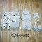 Комплект на выписку зимний (7 предметов) Sofuto baby Light grey bears 12319