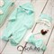 Комплект на выписку зимний (7 предметов) Sofuto baby Sweet mint