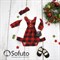 Боди детское с юбочкой Sofuto baby Red check