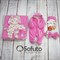 Комплект на выписку холодная зима (7 предметов) Sofuto baby Flowers S2358