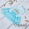 Боди-платье фатиновое с повязкой Sofuto baby aqua