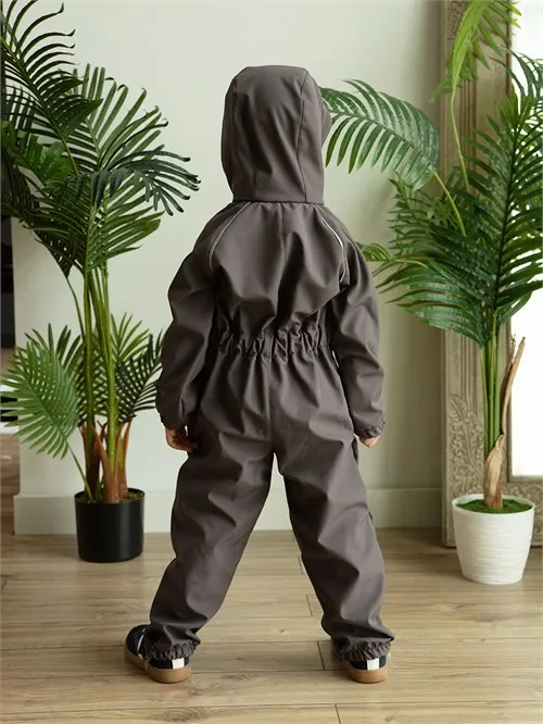 Комбинезон демисезонный Softshell Grafit, серый
