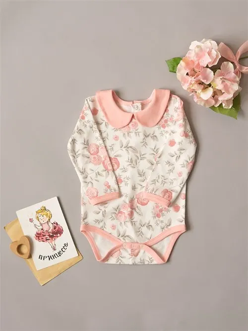 Боди с кнопочками Vintage Poudre Боди с кнопочками Vintage Poudre