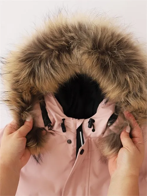 Куртка зимняя мембранная V19 Pink Snow, пудровый (для контрактного производства)