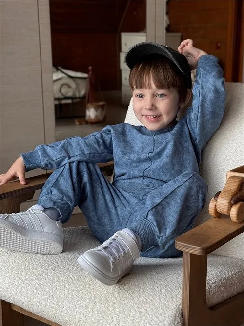 Костюм МFold облегченный vintage Denim, синий Костюм МFold облегченный vintage Denim, синий