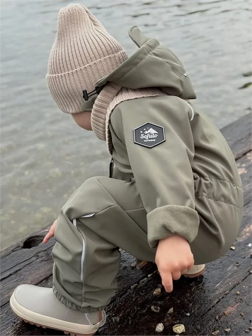 Комбинезон демисезонный Softshell Moss, зеленый