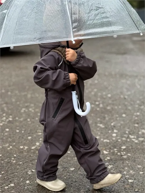 Комбинезон демисезонный Softshell Grafit, серый