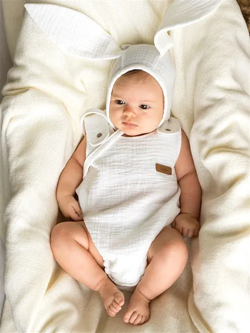 Чепчик муслиновый Sofuto baby Milk