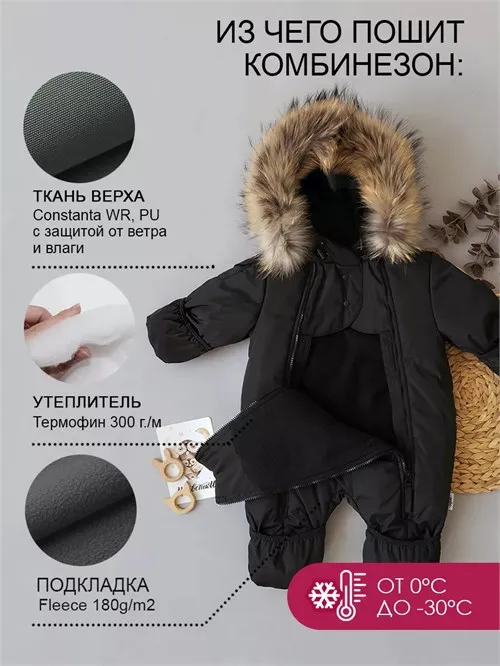 Комбинезон зимний V13 Scandy Black