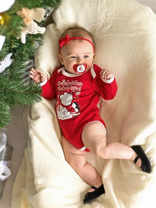 Боди детское Sofuto baby New year Red Боди детское Sofuto baby New year Red