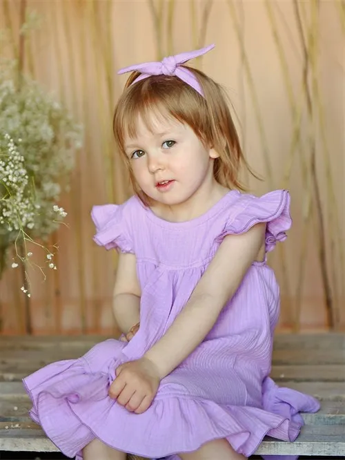 Повязка муслиновая Lavender Повязка муслиновая Lavender
