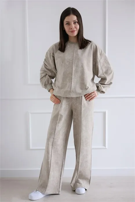 Костюм женский Fold облегченный vintage beige, светло-бежевый