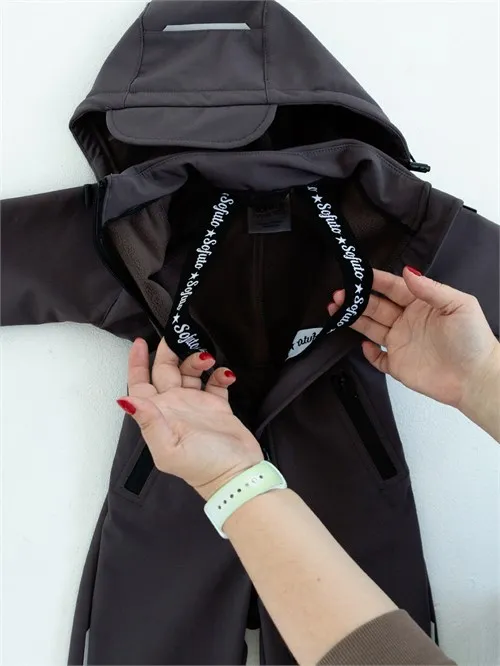 Комбинезон демисезонный Softshell Grafit, серый