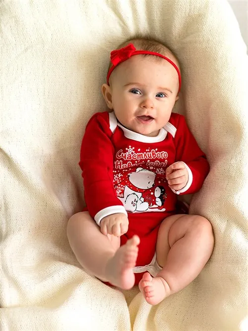 Боди детское Sofuto baby New year Red Боди детское Sofuto baby New year Red