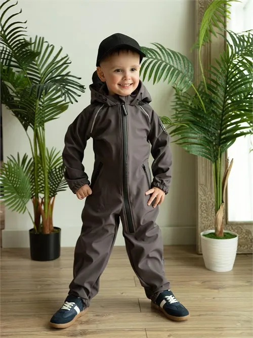 Комбинезон демисезонный Softshell Grafit, серый
