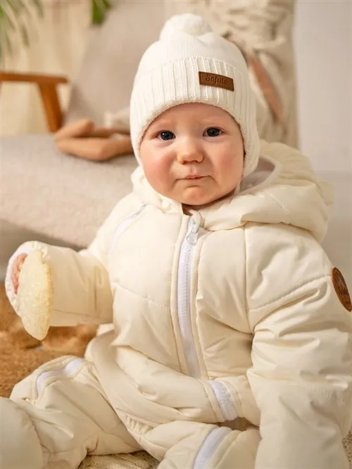 Шапка демисезон с помпоном Lapland milk Шапка демисезон с помпоном Lapland milk