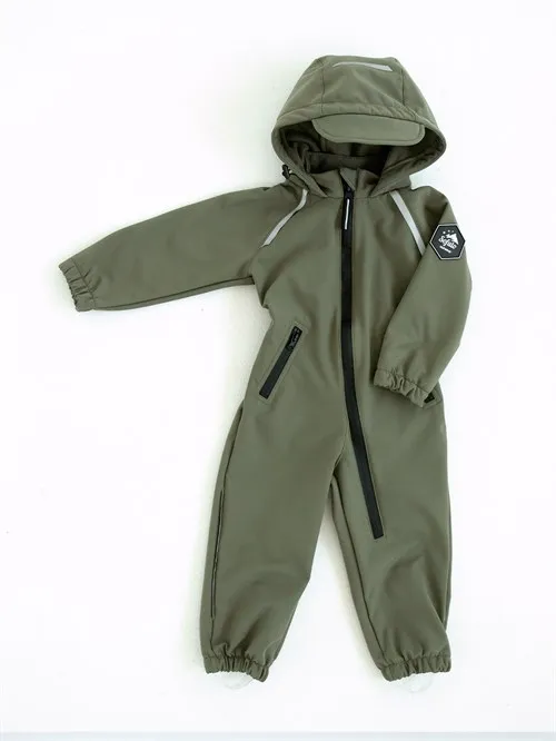 Комбинезон демисезонный Softshell Moss, зеленый