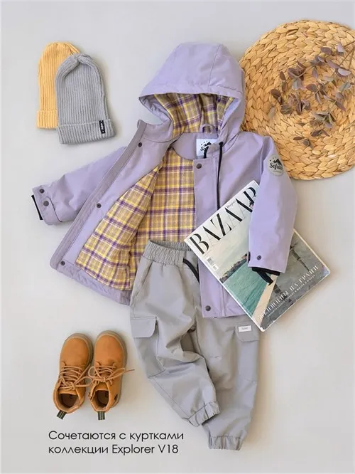 Брюки утепленные мембранные Карго Grey