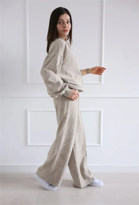 Костюм женский Fold облегченный vintage beige, светло-бежевый