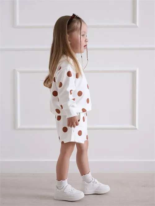 Костюм детский Polka dot мокко, коричневый Костюм детский Polka dot мокко, коричневый