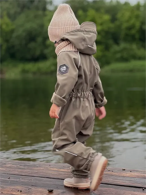 Комбинезон демисезонный Softshell Moss, зеленый