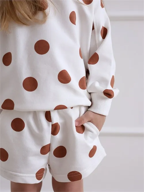 Костюм детский Polka dot мокко, коричневый